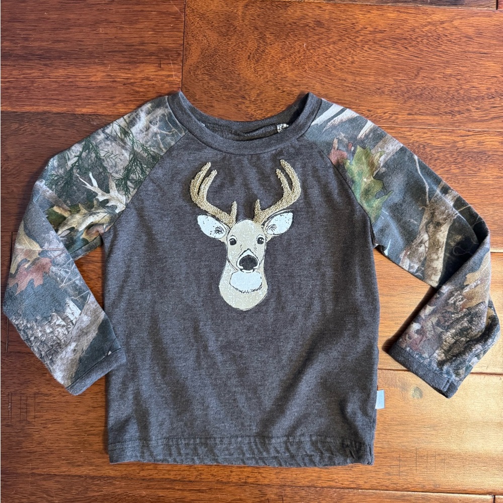 Deer Camo Long Sleeve toddler T-Shirt